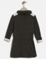Preview: IKKS Nordik Winter Kapuzen-Sweatkleid gris chiné anthracite