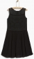 Preview: WAY by IKKS Bubble Black ärmelloses Kleid noir