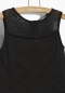 Preview: WAY by IKKS Bubble Black ärmelloses Kleid noir