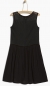Preview: WAY by IKKS Bubble Black ärmelloses Kleid noir