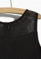 Preview: WAY by IKKS Bubble Black ärmelloses Kleid noir