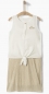 Preview: IKKS city white Lagenlook-Kleid blanc cassé