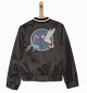 Preview: IKKS cargo Wendejacke/-blouson blanc optique imp fleur/navy