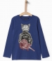 Preview: IKKS garcon cargo longsleeve bleu électrique