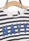 Preview: IKKS cargo maritim longsleeve "NAVY" blanc otique rayé