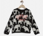 Preview: IKKS city black sweatshirt noir imprimé éléphants