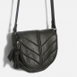 Preview: WAY by IKKS Gotham Glam leather saddlebag noir