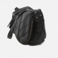 Preview: WAY by IKKS Gotham Glam leather saddlebag noir