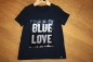 Preview: IKKS cargo t-shirt "BLUE LOVE" navy