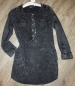 Preview: Geisha tunic dress black denim bleached