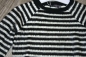 Preview: Geisha striped knitted pullover black/offwhite