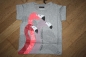 Preview: Sorry4theMess T-Shirt "Flamingo" gris chiné moyen