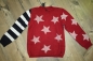 Preview: IKKS cargo knitted pullover "stars and stripes" bordeaux