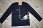 Preview: Sorry4theMess Langarmshirt "Kabel-Salat" noir