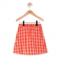 Preview: nice things checked skirt cuadros vichy intense orange