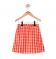Preview: nice things checked skirt cuadros vichy intense orange