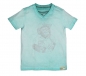 Preview: moodstreet t-shirt animal washed turquoise