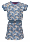 Preview: moodstreet organic short sleeved sweatdress "tiger" aop