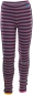 Preview: Ninni Vi stripy leggings dark red/purple pot