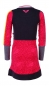 Preview: Ninni Vi longsleeved jerseydress "Classics" AOP pink