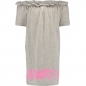 Preview: Vingino Kurzarm-Jerseykleid Poletta light grey melee