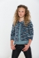 Preview: Geisha boucle cardigan blue/anthracite