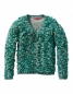 Preview: Oilily woolen cardigan Kurly sheep knit green
