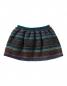 Preview: Oilily woven jacquard skirt Sparkle stripe brown