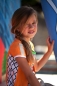 Preview: Ninni Vi Kurzarm-Jersey-Jacke orange ---nur noch Größe 110/116---