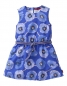 Preview: Oilily ärmelloses Kleid Diske aop blue poppies blue