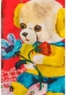 Preview: Room Seven® Kurzarm-Jerseykleid Tatoua "yellow bear" orange