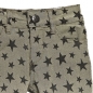 Preview: IKKS Jeans Store schmale Sternen-Hose kaki imp. etoiles