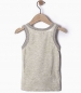 Preview: IKKS garcon Tropical College tanktop ecru chiné