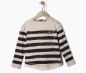 Preview: IKKS city chic longsleeve with eyelet lace grege