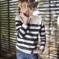 Preview: IKKS city chic longsleeve with eyelet lace grege