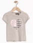 Preview: IKKS back to summer t-shirt "heart" gris clair chiné
