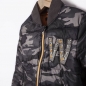 Preview: IKKS garcon 100% Jacket Übergangs-Steppjacke gris camouflage
