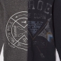 Preview: IKKS garcon electrik blue Trenn-Motiv Langarmshirt navy
