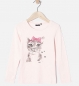 Preview: IKKS Pastel Flower longsleeve "cat" rose poudré