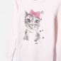 Preview: IKKS Pastel Flower longsleeve "cat" rose poudré