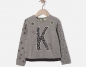 Preview: IKKS Neon Bitume sweatshirt gris chiné