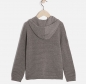 Preview: IKKS city black Kapuzen-Pullover gris chiné