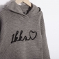 Preview: IKKS city black Kapuzen-Pullover gris chiné