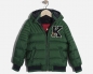 Preview: IKKS garcon Northern College quilted winterblouson vert