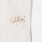 Preview: IKKS Pastel Flower Logo Strumpfhose blanc casse