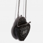 Preview: IKKS Neon Bitume little "heart" bag noir