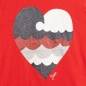Preview: IKKS cargo glittering heart tee rouge orange