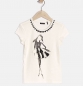 Preview: IKKS city road "girly" t-shirt blanc casse