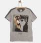 Preview: WAY by IKKS garcon East Coast t-shirt gris chiné moyen