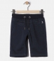Preview: IKKS garcon cargo Jogg-Denim Schlupf-Bermuda bleu canard